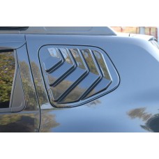Renault Duster 2008-2017 Накладки на задні вікна (2 шт, ABS)