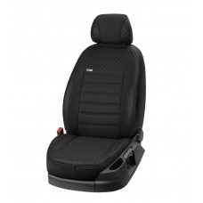 Seat Cordoba 2000-2009 гг. Авточехлы экокожа+ткань+антара Vip Elite 2020 (полный салон)