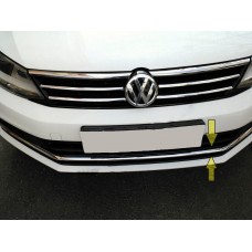 Volkswagen Jetta 2014-2018 Накладки на нижні решітку (нерж)