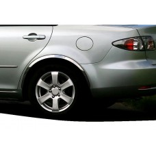 Mazda 6 Накладки на арки (4 шт, нерж)