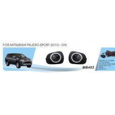 Mitsubishi Pajero Sport 2008-2014 Противотуманки (2 шт, галоген)