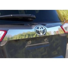 Toyota Rav 4 2013-2016 Накладка над номером бампер Libao (нерж)