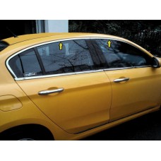 Fiat Tipo Cross Верхня окантовка вікон (нерж)