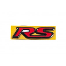Honda Напис RS  червоно-чорний (95мм на 25мм)
