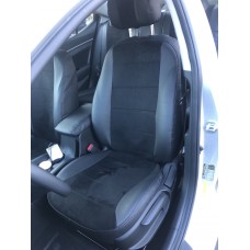 Hyundai Elantra 2015-2020 рр. Авточохли екошкіра+тканина+антара Antara A001 (повний салон)