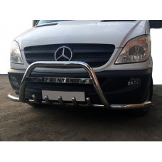 Mercedes Sprinter Кенгурятник з вусами WT003-Plus