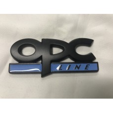 Opel Металевий шильдик OPC Line (Чорний)