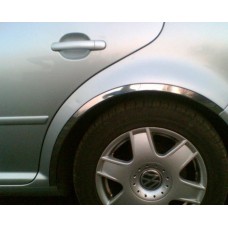 Volkswagen Bora 1998-2004 рр. Накладки на арки (4 шт, нерж)