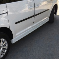 Volkswagen Caddy 2015↗ Накладки на бічні пороги під фарбування Meliset