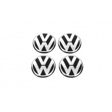 Volkswagen Наклейки на ковпачки 54мм (4 шт)
