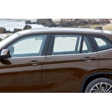 BMW X-1 Нижні молдинги стекол (нерж.) 6 шт