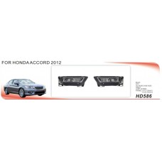 Honda Acord IX 2012-2015 Комплект протитуманок (галогенні)