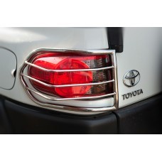 Toyota FJ Cruiser Захист задніх фонарів (нержавійка, 2 шт)