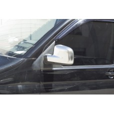 Volkswagen Caddy 2010-2015 Накладки на дзеркала Сірий мат (2 шт)