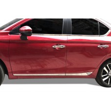Honda City 2021+ Sedan Молдинг дверей (4 шт, нерж)