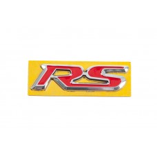 Honda Напис RS червоний з хром (95мм на 25мм)