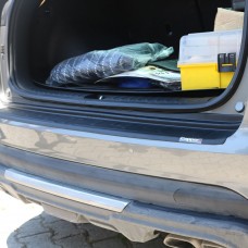 Hyundai Tucson 2019-2021 Накладка на задній бампер EuroCap (ABS)