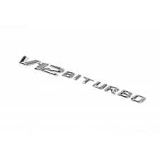 Mercedes Vito W639 2004-2015 гг. Надпись V12 Biturbo (хром)