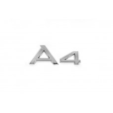 Логотип Ауди А4 хром