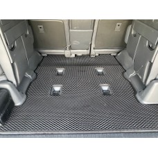 Lexus LX570 Коврик багажника (EVA, поліуретановий, 7 місць, чорний)