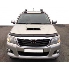 Toyota Hilux 2011-2015 Дефлектор капота EuroCap