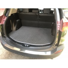 Toyota Rav 4 2013-2018 Килимок багажника з докаткою (EVA, чорний)
