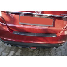Fiat Tipo 2016+ Накладка на задній бампер EuroCap (Sedan, ABS)
