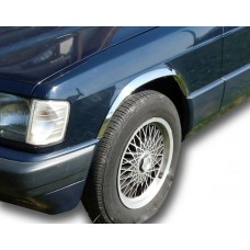 Mercedes W201 190 Накладки на арки 1988-1993 (4 шт, нерж)