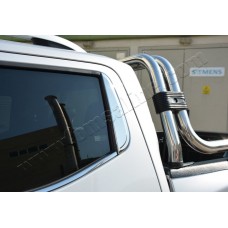 Nissan Navara 2016+ Накладки на задні стойки (2 шт, нерж)