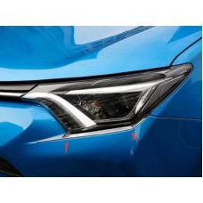 Toyota Rav 4 2016-2018 Нижня окантовка фар Libao (2 шт, пласт)