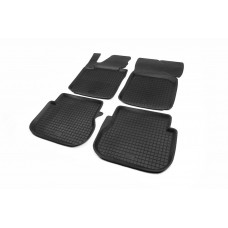 Volkswagen Caddy 2015↗ Гумові килимки з бортом (4 шт, Polytep)