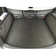 Volkswagen Touran 2010-2015 Коврик багажника 5-ти місний (EVA, 5 місць, чорний)