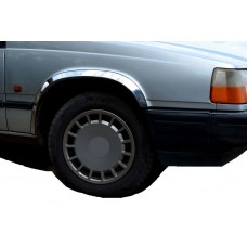 Volvo 940/960 1990-1997 рр. Накладки на арки (4 шт, нерж)