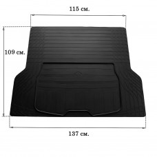 Універсальний килимок багажника L 137x109cm (Stingray, гума)