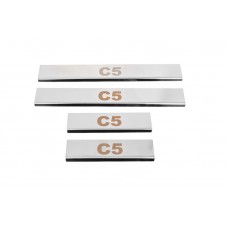 Citroen C5 2008+ Накладки на пороги Carmos V1