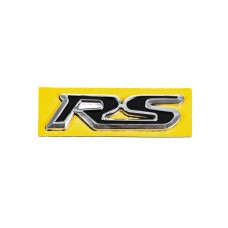 Honda Напис RS чорний з хром (95мм на 25мм)
