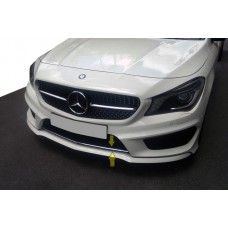 Mercedes CLA 2013↗ Накладка на решетку бампера (нерж)