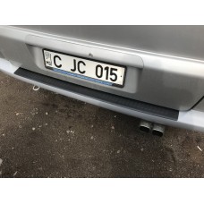 Mercedes Vito 638 Накладка на задній бампер матова (ABS)
