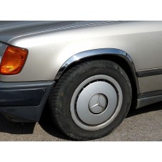 Mercedes W124 1985-1989 Накладки на арки (4 шт, нерж)