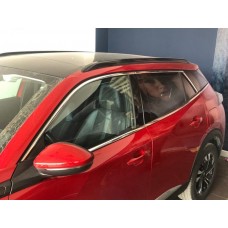 Peugeot 2008 2019+ Повна окантовка вікон (12 шт, нерж)