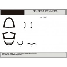 Легкий тюнінг салону Peugeot 107