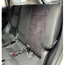 Mitsubishi Outlander 2012-2021 рр. Авточохли екошкіра+тканина+антара Antara A001 (повний салон)