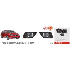 Nissan Sentra 2015-2019 Протитуманки (повний комплект)