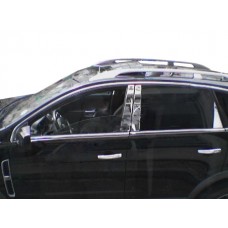 Opel Antara Комплект хрому навколо бокових вікон (нерж)