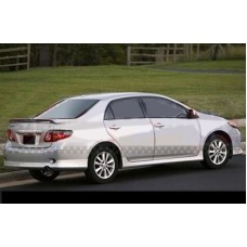 Toyota Corolla 2007-2013 Накладка на задній бампер (під фарбування)