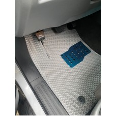 Toyota Sequoia Поліуретанові килимки 3 ряди (EVA, сірі)