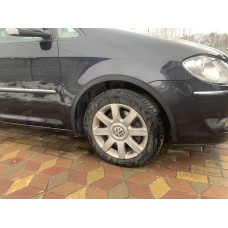 Volkswagen Touran 2003-2010 рр. Накладки на арки (4 шт, чорні)