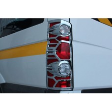 Хром накладки на задні ліхтарі Volkswagen Crafter