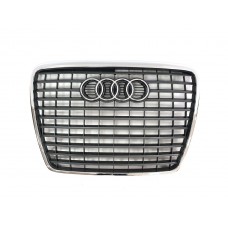 Решітка радіатора на Audi A6 C6 2004-2011 рік Серая з хром ( Стандартна )