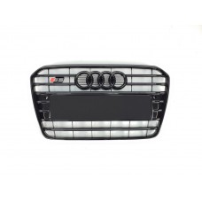 Решітка радіатора Audi A5 2011-2016 рік Чорна (в стилі S-Line)